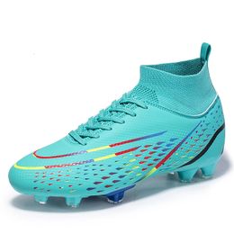 Men Football Field Boots TFFG Soccer Shoes Professional Outdoor Breathable Cleats AntiSlip Training Sneakers 240105