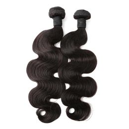 Wefts greatremy double weft hair extensions 100 malaysian unprocessed human virgin hair weft dyeable body wave bundles natural Colour 3pc