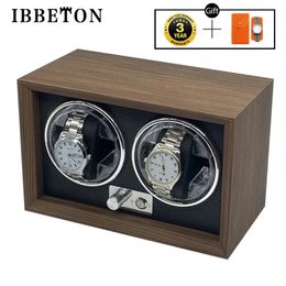 Watch Winder Box Automatic Usb Power Luxury Wooden Watch Box Suitable For Mechanical Watches Quiet Rotate Electric Motor Boxes 240104