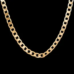 Pendant Necklaces Men Necklace Curb Chain Men's Golden Jewellery Fashion For Women Trendy
