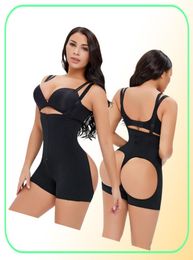 New Sheath Belly Flat Female Fajas Reductoras Colombian Girdles High Waist Trainer Underbust Shoulder Straps Butt Lifter Shapewear8291895