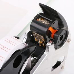 MX-H813 A-line 8 Digits Price Tag Gun Labeller Label Paper For Retail Store Pricing Tag Display Tool Ink Roller 240105