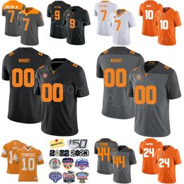 Mans Football Tennessee Volunteers College 24 Dylan Sampson Jerseys 0 Jaylen Wright 44 Elijah Herring 10 Squirrel White 9 Ramel Keyton 7 Joe Milton III University