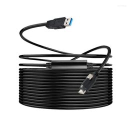 Computer Cables Connectors S Type-C Usb C Male Single Screw Locking To 3.0 A Hard Disc Extension 8M With Chipset For Camera Drop Deliv Ot248