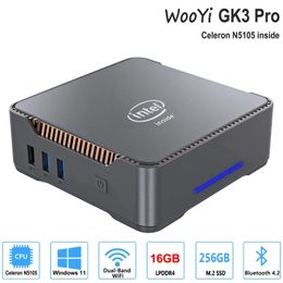 GK3 Pro GK3V Mini PC Intel Celeron N5105 Windows 11 DDR4 8GB 256GB 16GB 512GB WIFI5 1000M LAN BT4.2 VGA 4K Gaming Computer 240104