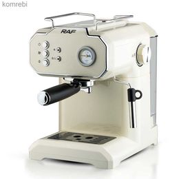 Coffee Makers 1.5L 850W Household Espresso Coffee Maker Anti-drip Function Semi Automatic Multifunction Italian Cafe Machine 2Color EU AU UKL240105