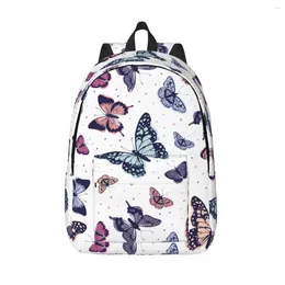 School Bags Butterfly Backpack For Boy Girl Kids Student Bookbag Colorful Butterflies Daypack Preschool Kindergarten Bag Sports