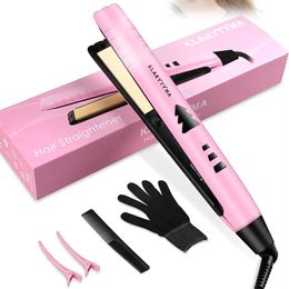 Straightening Irons Fast Warmup Thermal Performance Professional Tourmaline Ceramic Heating Plate Hair Straightener 240104