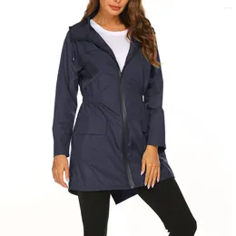 Hunting Jackets Women Sports Rain Jacket Quick Dry Outdoor Windproof Long Stretch Fabric Gym Sweater