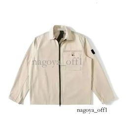 Designer Jackets Badges Zipper Stone Outerwear Mesh Metal Nylon Overalls Shirt Jacket Oxford Breathable Portable High Street Clothing Jacke 522