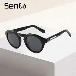 Sunglasses High Quality Women Retro Round Polarised Sunnies Simple Designer Style Shades Men Glasses Outdoor UV400