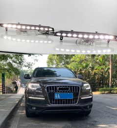 LED Daytime Running Light for Audi Q7 2006-2015 Dynamic Turn Signal Lamp Accessories Upgrade