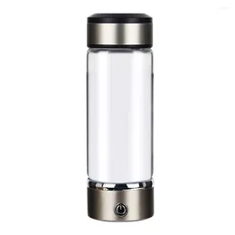 Wine Glasses Hydrogen Water Bottle Portable Rechargeable Ioniser Cup With Rapid Electrolysis Energy 3 For Rich Health