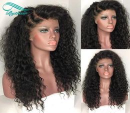 Heavy Density 150 Afro Kinky Curly Full Lace Human Hair Wigs Brazilian Lace Front Wigs For Black Women Pre Plucked Hairline With 5548441