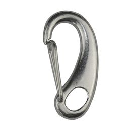 1PC Flag Pole Spring Snap Hook Clip Multifunctional Egg Shape Quick Link Carabiner 304 Stainless Steel Flagpole 240104