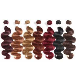 Ombre Blonde Human Hair Bundles 1026 Inch 4 Bundles set Cheap Brazilian Body Wave Hair Natural Remy Hair Extensions5883205