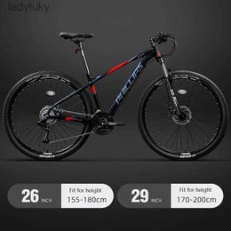 Bikes 26 inch 29 inch Mountain Bike Aluminium alloy Racing Bicycle Gravel Bike Cross-country Mountain Bicycle Disc Brake 30/33 SpeedL240105