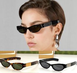 Top quality Sunglasses Eyewear for Women Summer style 1635S Anti-Ultraviolet Retro Plate Small Rectangle Unisex Cat Eye glasses Full Frame fashion Random Box