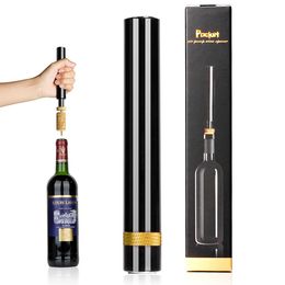 Pocket Air Pressure Pump Wine Opener Travel Portable Red Wine Openers Assemblable Design Corkscrew 7S Quick Bottle Opening for Home, Restaurant, Party,Picnic