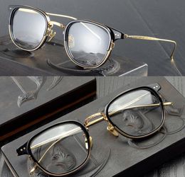 High Quality Frame Titanium Acetate Optical Eyeglasses Men Women039s Classic Square Prescription Glasses Retro Spectacles Eyewe7671532