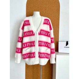 Women's Sweater Autumn/winter New Fashion Hot Rolled Diamond Letter Temperament Sweet Slimming Versatile Knitted Sweater