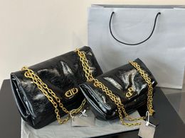Designer MONACO Mirror Quality Luxury Crossbodys Bag Women's Gold Silver Chain Shoulder Bag Wallet Fashionable Flip Crossbodys Bag Handbag Chain Handbag