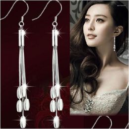 Dangle Chandelier Pendientes Brinco Brincos States For Fashion Plating Earrings Eardrop Long Ear Clip Ears Hang Korea Fashionable Dhago