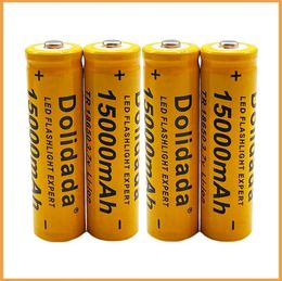 6pcs High Quality 15000 mAh 37 V 18650 lithium ion batteries Rechargeable battery For LED flashlightElectronicsOrange1586920