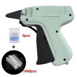 Clothes Garment Price Label Tagging Gun Marking DIY Apparel Tagging Guns 1000 Barbs 5 Needles Sewing Craft Tools 240105