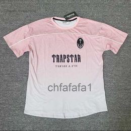 Trapstar London Men's Streetwear T-shirt Free Hip Hop Pink Short Sleeve Oversized Jersey T8LKT8LK T8LK