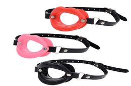 Massage Strap on Mouth Gag Oral Fetish Open Mouth Ring Soft Silicone Ball BDSM Bondage Restraints Gag Open Holes Sex Toys For Wome2990620