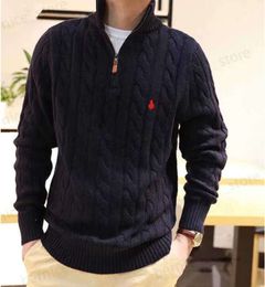 Mens sweater crew neck mile wile polo classic sweaters knit cotton Leisure warm sweatshirt jumper pullover 56652ess