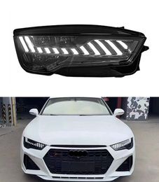 LED Daytime Running Head Light for Audi A7 Car Headlight 2011-2018 Upgrade RS7 Turn Signal High Beam Lamp