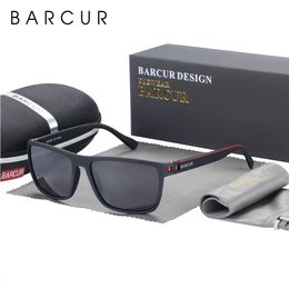 BARCUR Sports Sunglasses for Men Polarized FishingTravel TR90 Light Weight Sun Glasses Women Eyewear Accessory 240104
