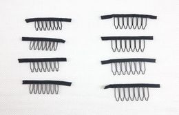 Wig clips Wig combs Clips 7teeth For Wig Cap and Wig Making Combs hair extensions tools2811769