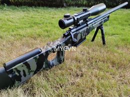 AWP Sniper Rifle Toy Guns Blaster Manual Foam Dart Realistic Shooting Launcher Model For Boys Adults Gift