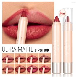Lip Gloss 8 Colours Lipstick Pencil Liner Velvet Matte Waterproof Long Lasting Smudge Proof Pen For Lips Makeup Cosmetic