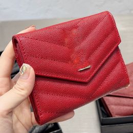 Man Wallet Coin Purses Slots Pocket Multiple Women Key Pouch Card Holder Leather Top Quality Wallets Women's Vintage Handbags Elegant Designer