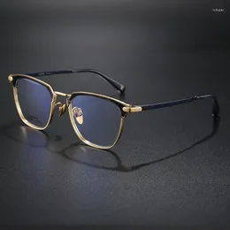 Sunglasses Frames Pure Titanium Business Glasses Designer Brand For Men Prescription Eyeglasses Of Top Quality