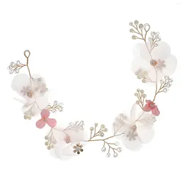 Headpieces Elegant Headband Flower Headpiece Sweet Po Props Hair Hoop Fashion Jewelry For Wedding Masquerades Show SNO88