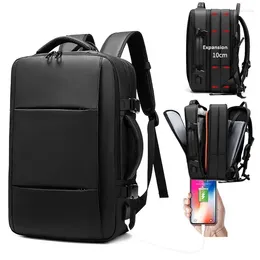 Backpack Travel Men 17inch Laptop Expansion 10CM Business Male School Bag Waterproof USB Man Fashion