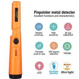 Portable TC-110 Metal Detector pointer Pinpoint GP-pointer Hand Held Metal Detector Positioning Rod Detector IP68 waterproof 240105