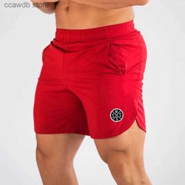 Men's Shorts Muscleguys Mens Board Shorts Slim Beach Bermuda Sports Wear Short Men Gym Shorts Quick Dry Joggers Sweatpants Fitness Shorts T240105