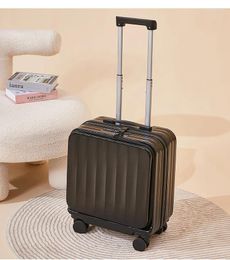 Suitcases Y0111 2024 Large Capacity Trolley Box 20 Inch Small Mounted Case