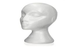 275 x 52cm Dummy mannequin head Female FoamPolystyrene Exhibitor for cap hair accessories and wigs Woman Mannequin Foam3646262