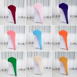 100pcs Spandex Chair Hoods Chair Cap Hood Wedding Chair Cover for Wedding Event Decoration SN4514 240104