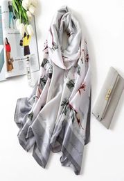 Yulaili Simple Elegance Printed Silk Scarf Female Summer Sunscreen Multifunctional Thin Scarves Women 2021 Spring Wraps6976718