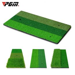 PGM Golf Hitting Mat Indoor Outdoor Mini Practice Durable PP Grass Pad Backyard Exercise Golf Training Aids Accessories DJD003 240104