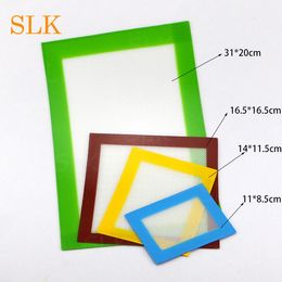 Black Yellow Green Red Blue food pads 7 mm thickness square silicone mats non stick silicone baking mat crush for dry oven ZZ