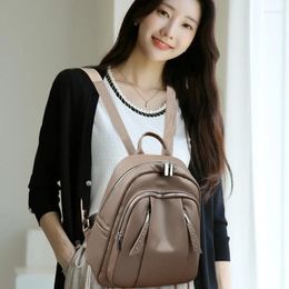 School Bags 2024 Trendy Lightweight Casual Backpack Women's Large Capacity Versatile Commuting College Student